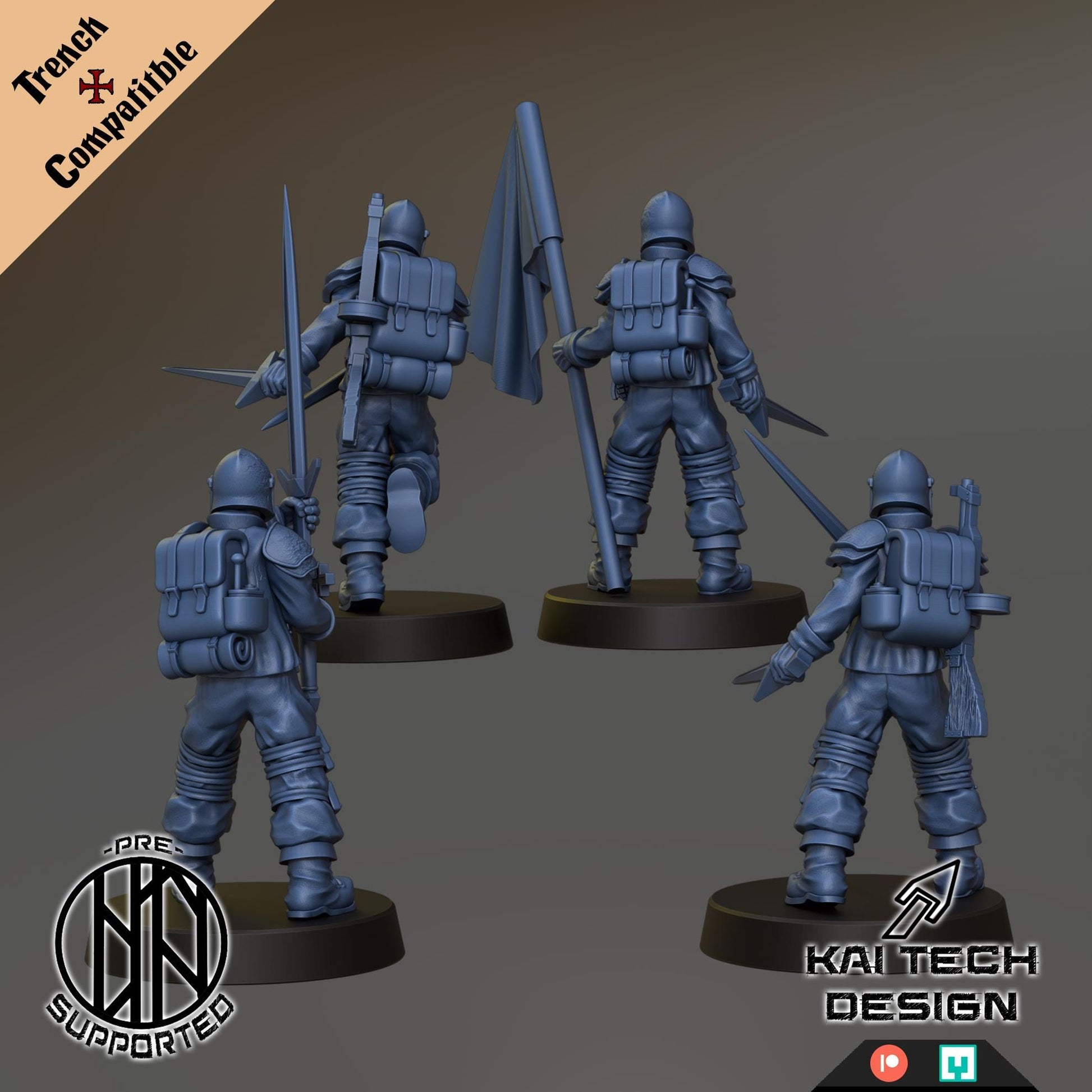 Kaitech Antioch Shocktroopers - Trench  Compatible (Custom Order) - product image 2 of 2