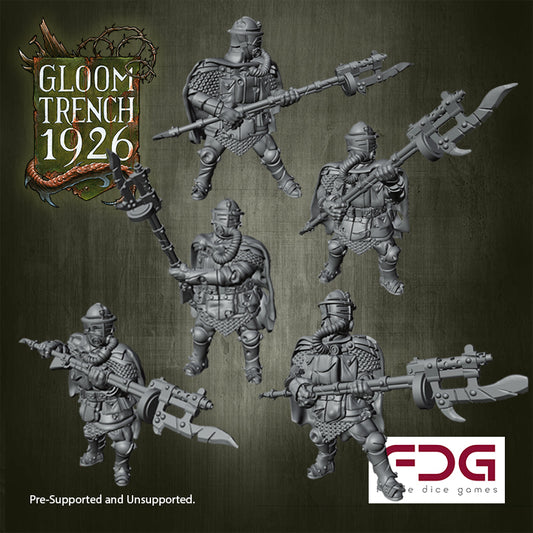 British Empire Trench Raiders x5