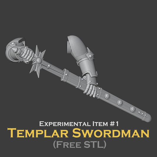 Heresy Templar Swordman Pose x5 (Custom Order)