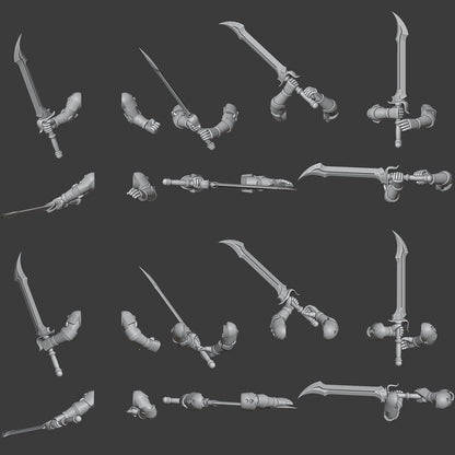 Heresy Gen 6 Ph≈ìnician Blade Arm Pairs x10 (Custom Order)