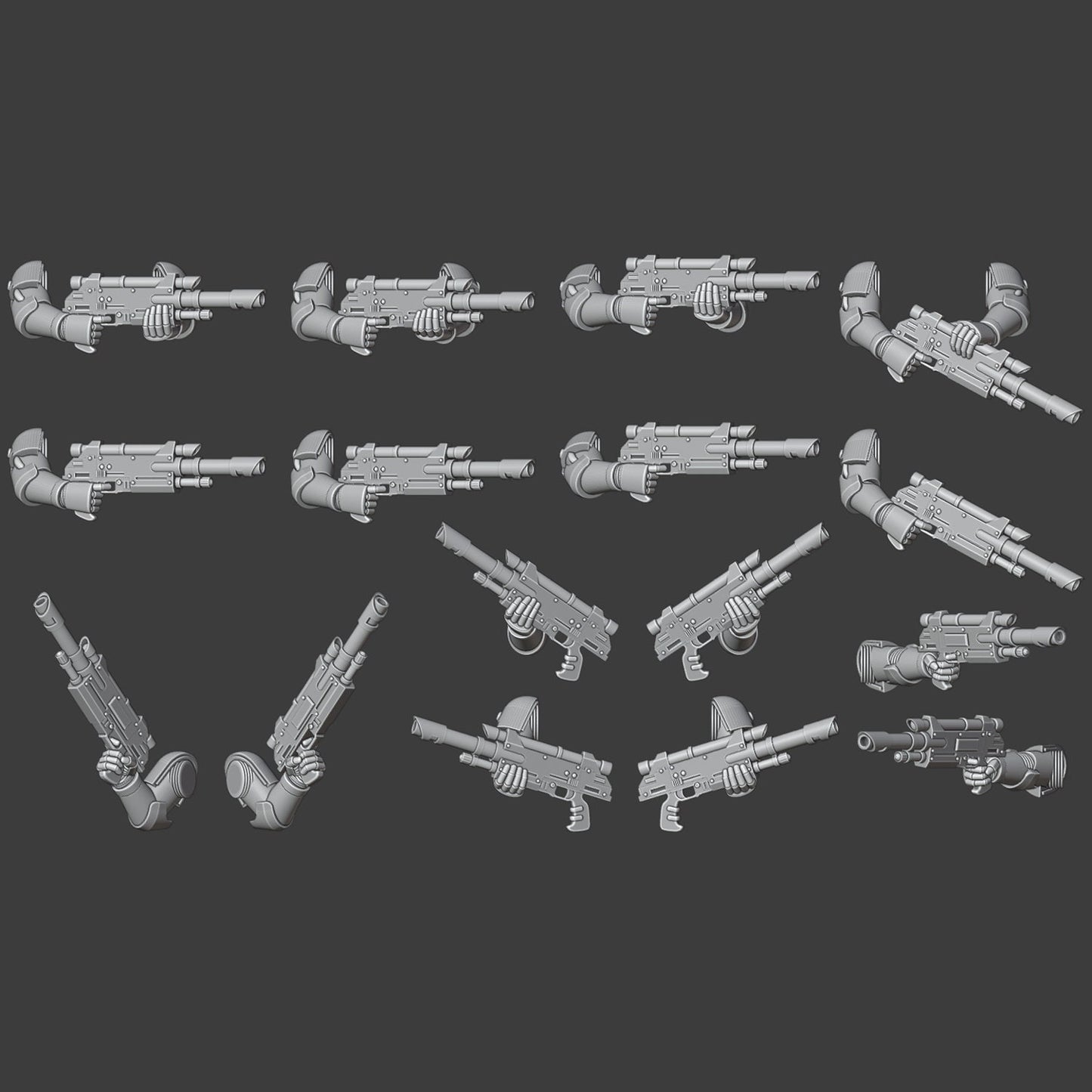 Heresy Gen 6 Lasgun Arm Sets x10 (Custom Order)