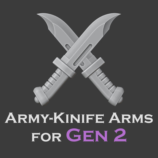 Heresy Gen 2 Combat Blade Arms & Sheath x10 (Custom Order)
