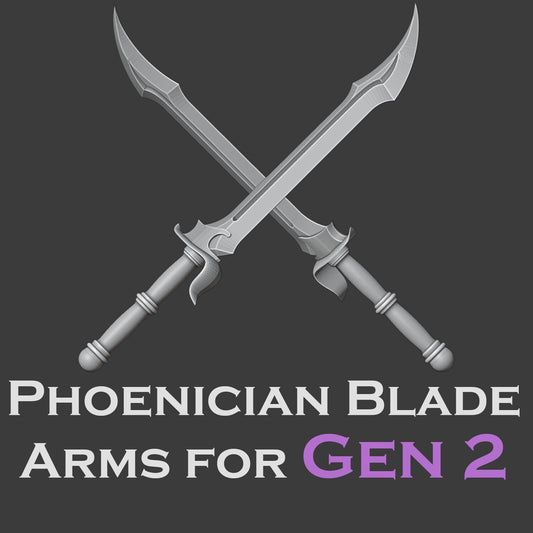 Heresy Gen 2 Phoenician Blade Arm Pairs x10 (Custom Order)