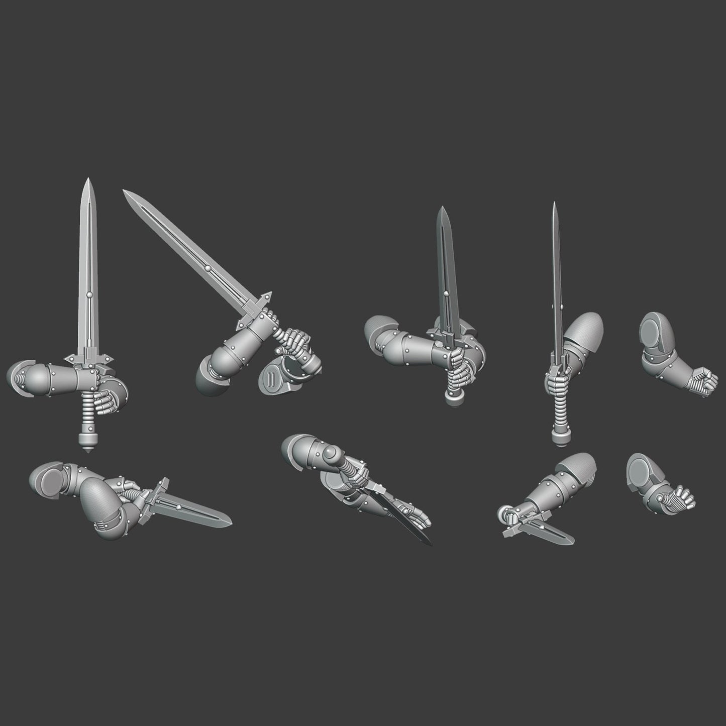 Heresy Gen 2 Great Sword Arm Pairs x10 (Custom Order)