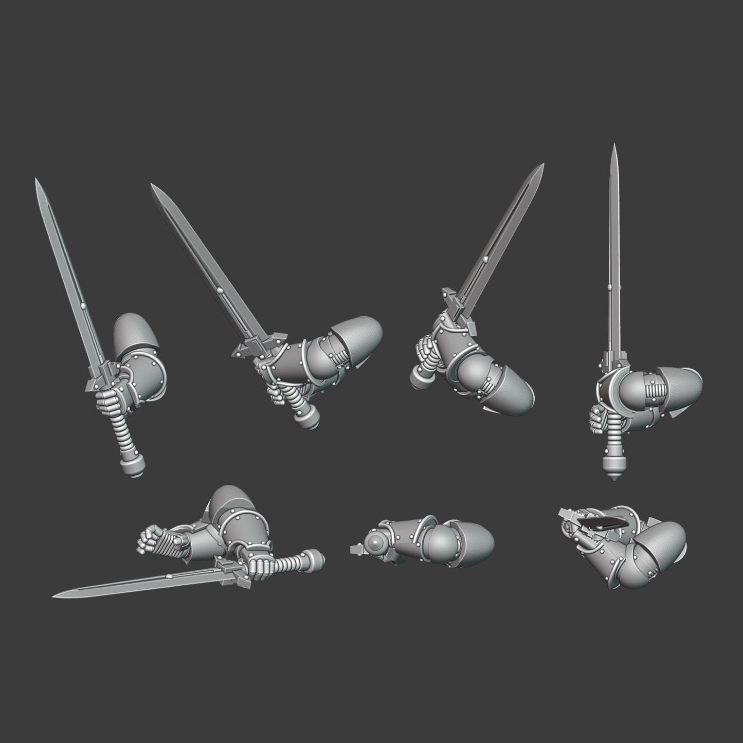 Heresy Gen 3 Great Sword Arm Pairs x10 (Custom Order)
