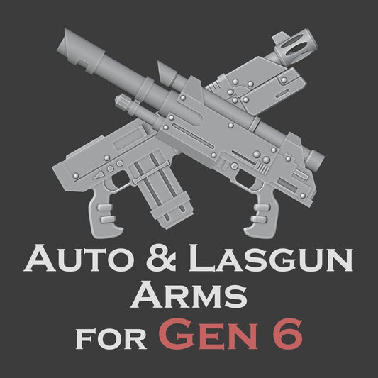 Heresy Gen 6 Lasgun Arm Sets x10 (Custom Order)