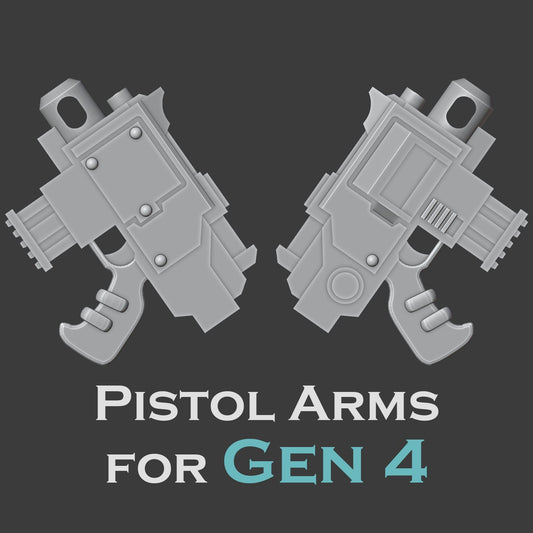 Heresy Gen 4 Bolt Pistol Arms x10 (Custom Order)