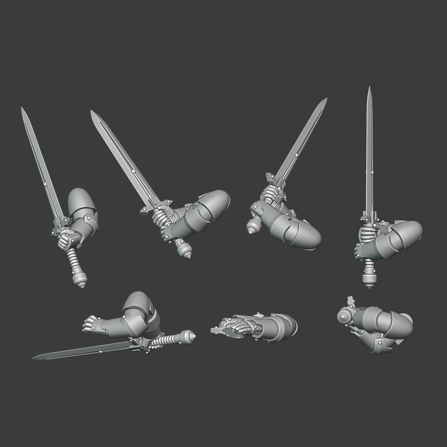 Heresy Gen 4 Great Sword Arm Pairs x10 (Custom Order)