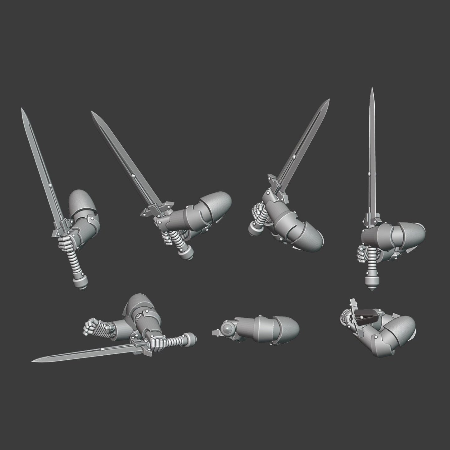 Heresy Gen 4 Great Sword Arm Pairs x10 (Custom Order)