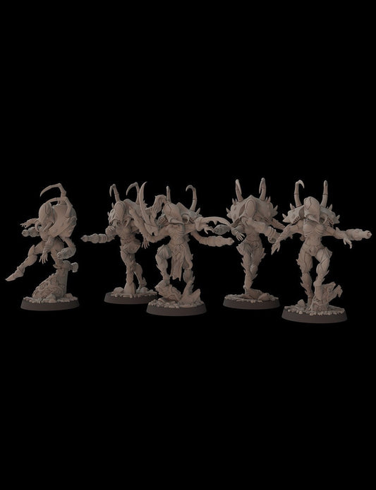 Aeterni Fantasy Cult Miniatures Primeval Climbers x5 (Custom Order)