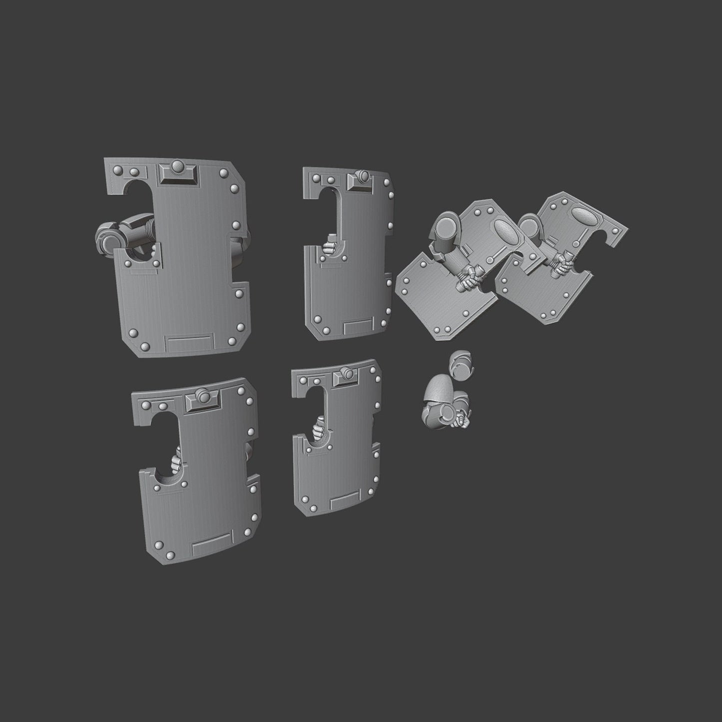 Heresy Gen 4 Boarding Party Shield Arms x10 (Custom Order)