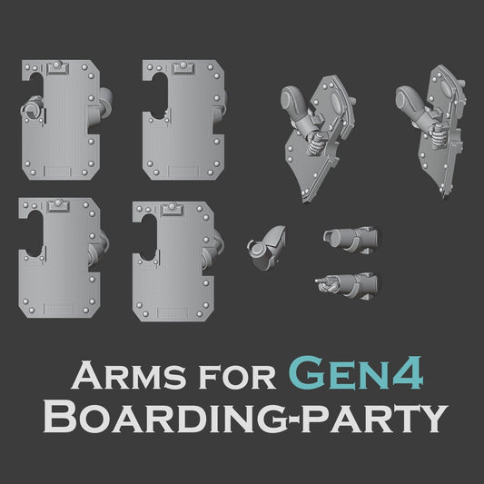 Heresy Gen 4 Boarding Party Shield Arms x10 (Custom Order)