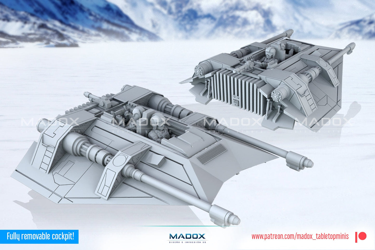 Legion - Winter Air Speeder (Custom Order)