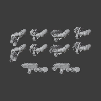 Heresy Gen 2 Retro Bolt Weapon Arms x10 (Custom Order)