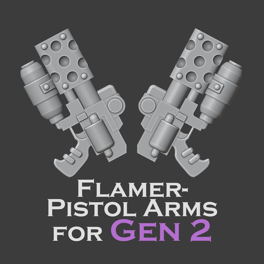 Heresy Gen 2 Flame Pistols Arms x10 (Custom Order)
