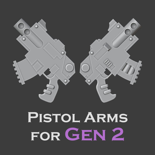 Heresy Gen 2 Bolt Pistols Arms x10 (Custom Order)