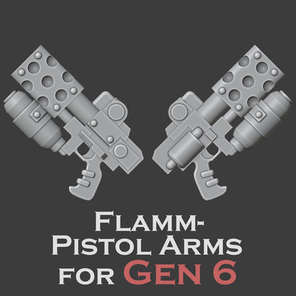 Heresy Gen 6 Flame Pistol Arms x10 (Custom Order)