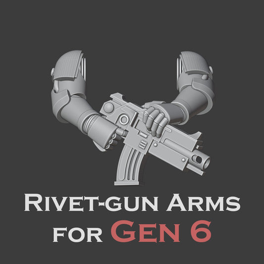 Heresy Gen 6 Bolt Rivet Gun Arm Pairs x10 (Custom Order)