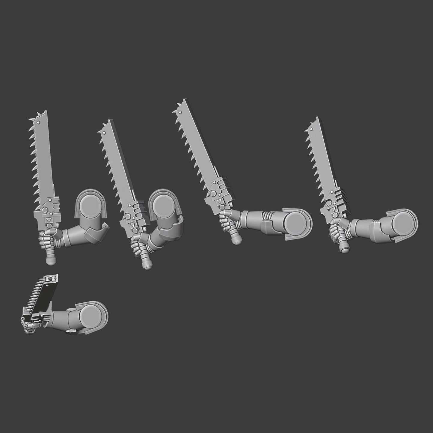 Heresy Gen 6 Chainbade Arms x10 (Custom Order)