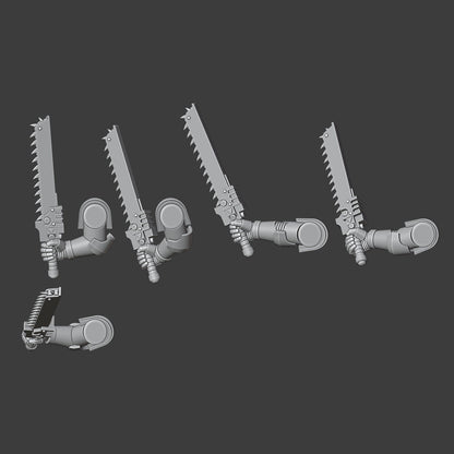 Heresy Gen 6 Chainbade Arms x10 (Custom Order)