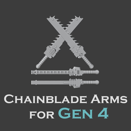 Heresy Gen 4  Chainblade Arms x10 (Custom Order)