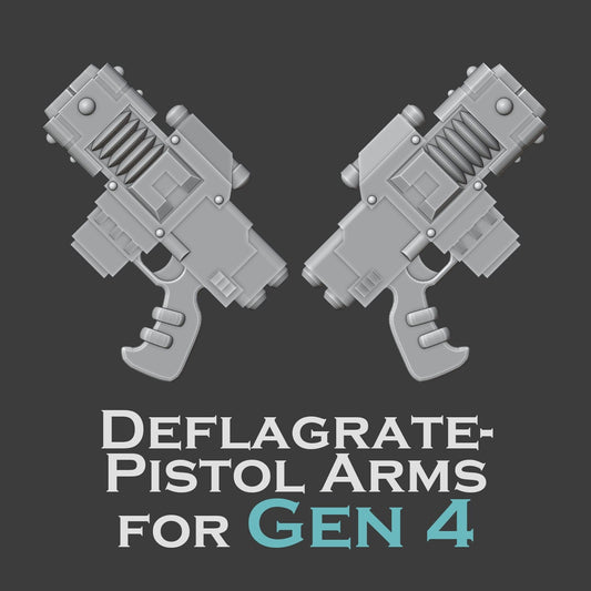 Heresy Gen 4 Deflagrate Pistol Arms x10 (Custom Order)