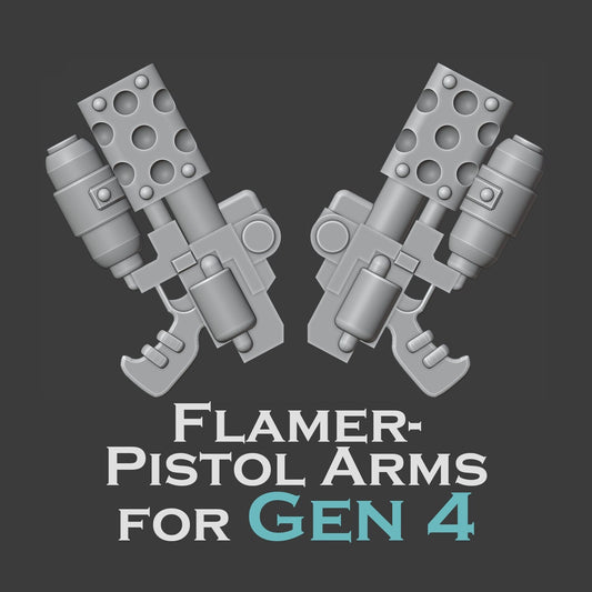 Heresy Gen 4 Flame Pistols Arms x10 (Custom Order)