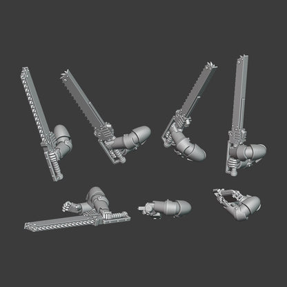 Heresy Gen 4 Heavy Chainblade Arm Pairs x10 (Custom Order)