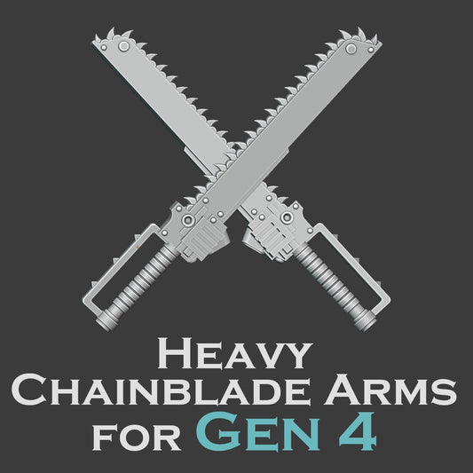 Heresy Gen 4 Heavy Chainblade Arm Pairs x10 (Custom Order)