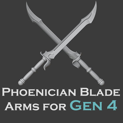 Heresy Gen 4 Phoenician Blade Arm Pairs x10 (Custom Order)