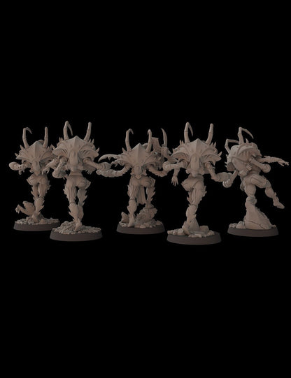 Aeterni Fantasy Cult Miniatures Primeval Climbers x5 (Custom Order)