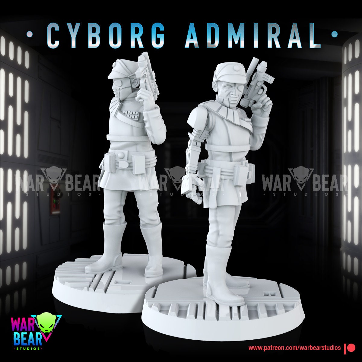 Legion - Cyborg Admiral (Custom Order)