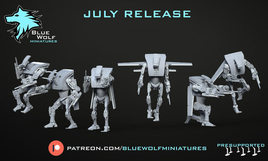 Legion - B1-A Air Battle Droids (Custom Order) Blue Wolf Miniatures
