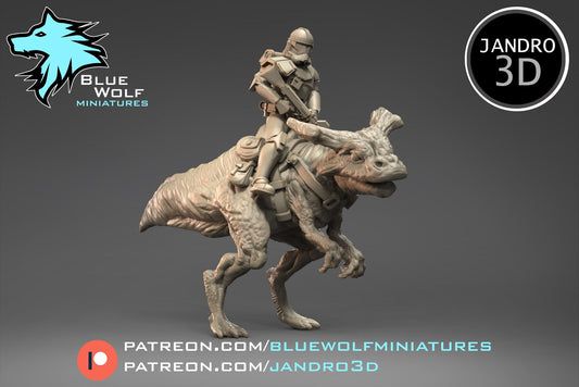 Legion - Clone Rider (Custom Order) Blue Wolf Miniatures