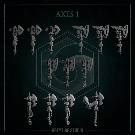 GreyTide Studios Axes Pack (Custom Order)