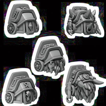 GreyTide Studios Large Shoulder Pads - Primal Hounds (Custom Order)