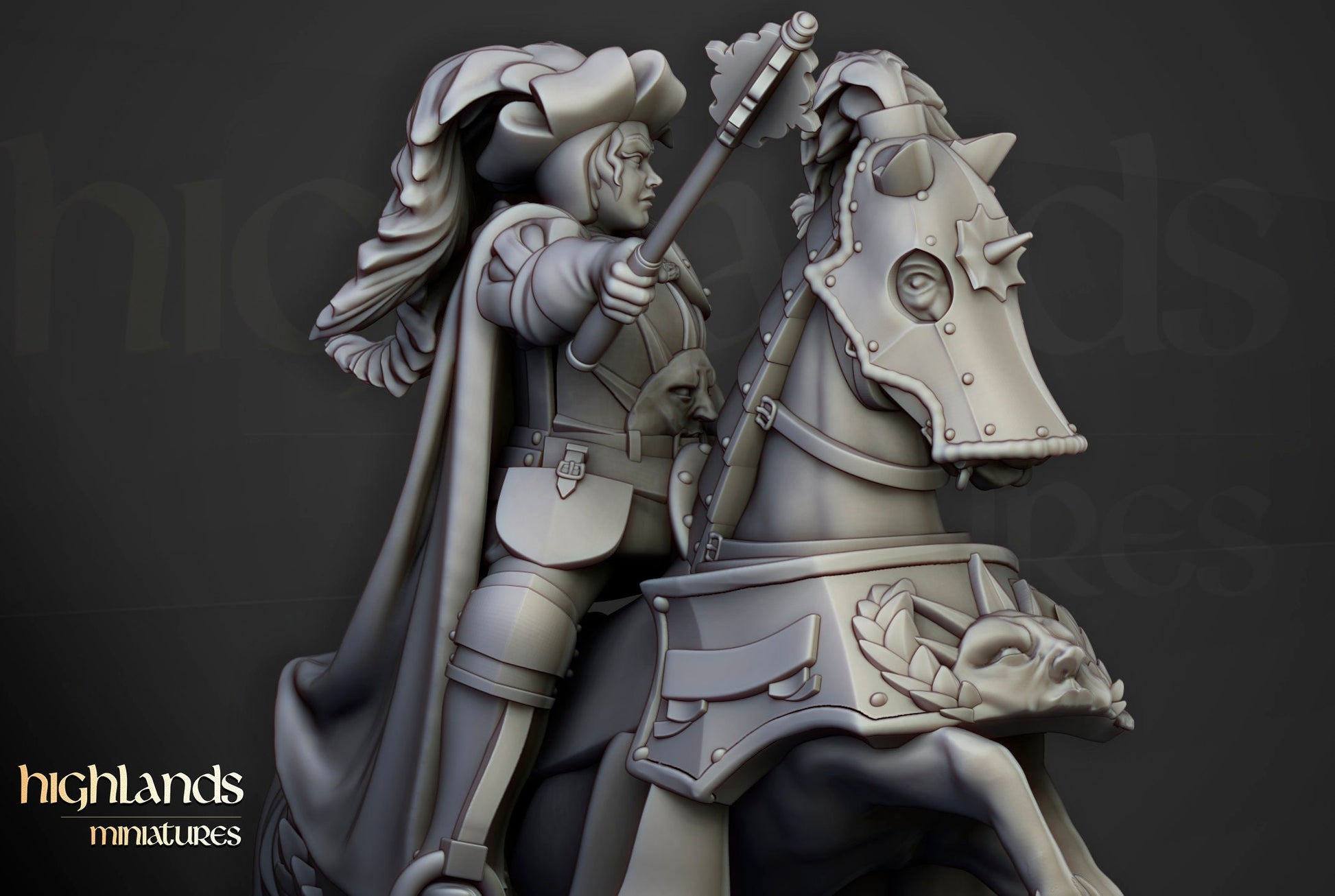 Baroness of Lunneburg - Highland Miniatures (Custom Order)
